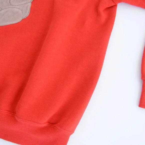 Vintage Bassett-Walker Red Teddy Bear with Bow Crewneck Sweater  M - Picture 6 of 14